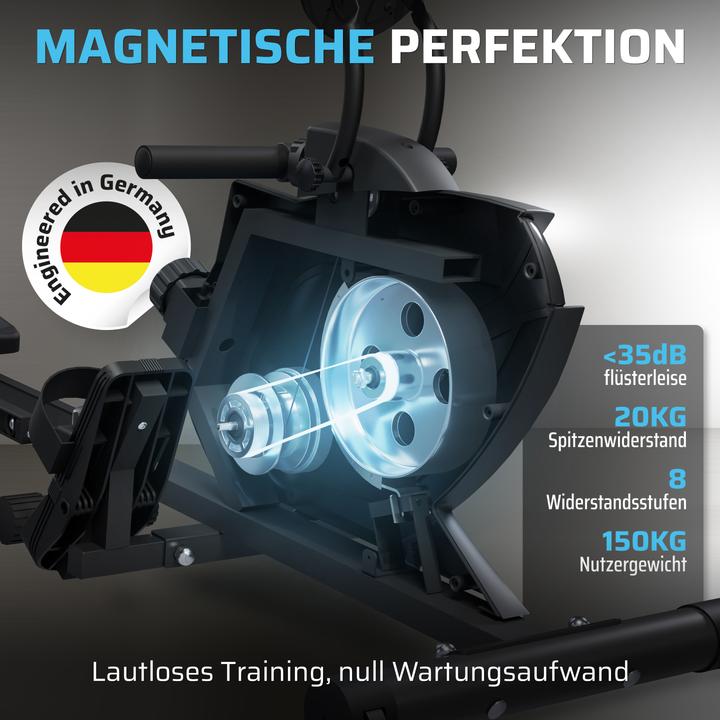 Actual product image Sportplus Rowing machine
