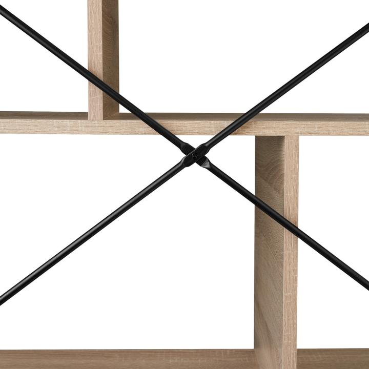Actual product image tectake Shelf Charleston 75.5x30x155cm (75.50 x 75.50 x 155 cm)