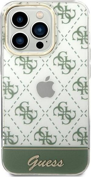 Immagine prodotto Guess Custodia per iPhone 14 Pro Max 6,7" GUHCP14XHG4MHA Custodia IML cachi placcata 4G Fondo (Apple iPhone 14 Pro Max)