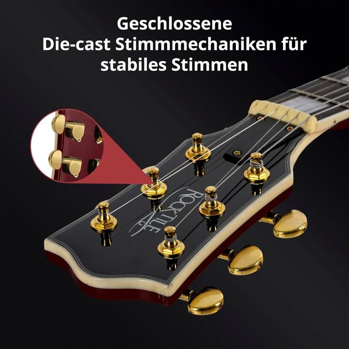 Actual product image Rocktile Pro E-Guitar with Humbucker Pickups, Glued Maple Neck, Rosewood Fingerboard, Tune-O-Matic Bridge (Electric guitar)
