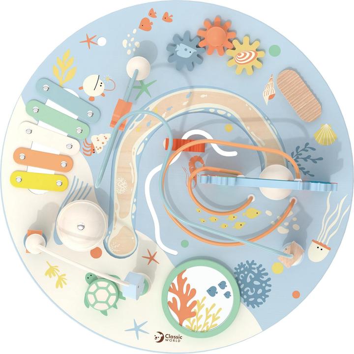 Actual product image Classic World Wooden activity table underwater world