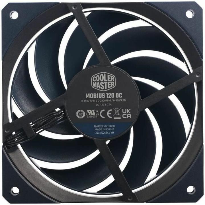 Produktbild Cooler Master VentilÃ¡tor MOBIUS 120 OC PWM (120 mm, 1x)
