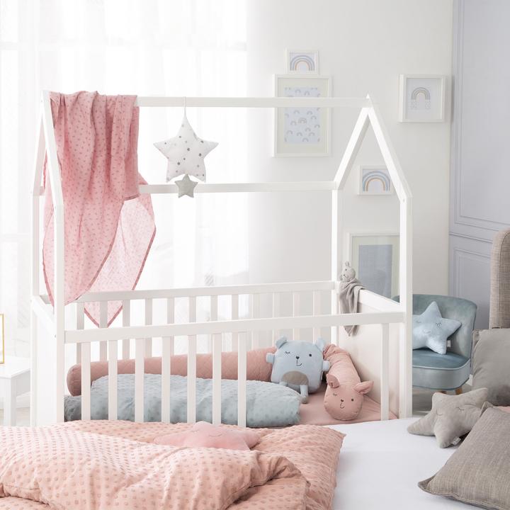 Actual product image Roba House bed 60 x 120 cm incl. changing plate (60 x 120 cm)