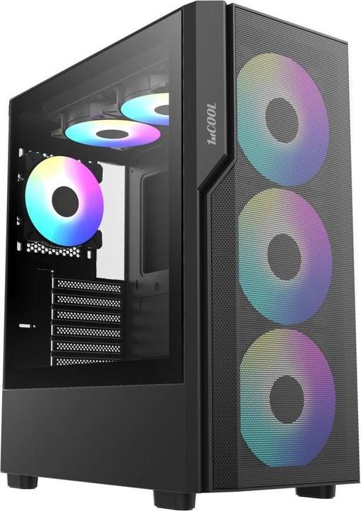 1st Cool 1stCOOL GAMER 5, ATX-kast, 3x ARGB ventilator, USB3.0, USB-C, zwart (ATX)