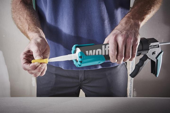 Actual product image wolfcraft 3 empty cartridges 310ml