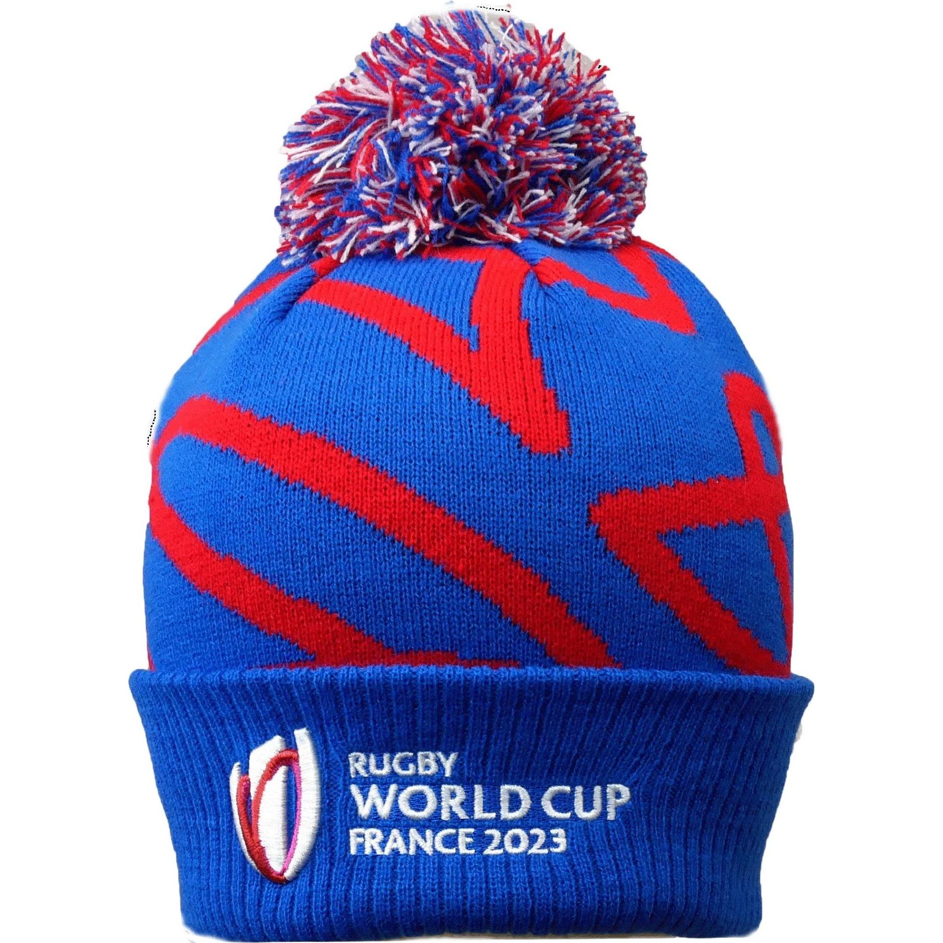 Macron, Herren, Mütze, mütze mit bomme rwc france 2023, Blau, (L)