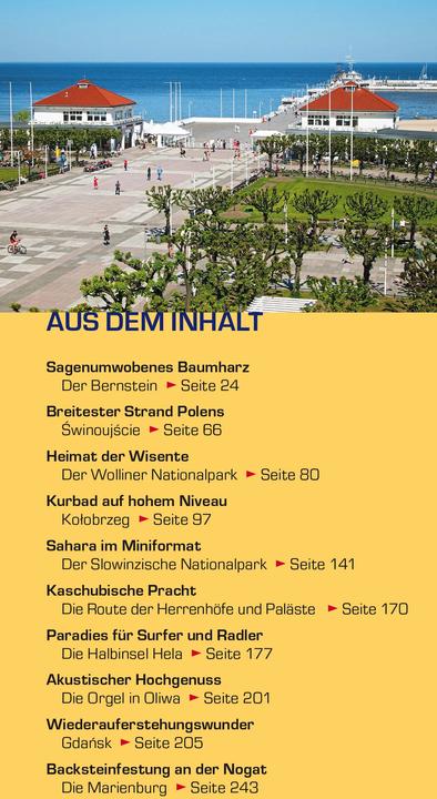 Actual product image Reiseführer Polnische Ostseeküste (German, André Micklitza, 2019)