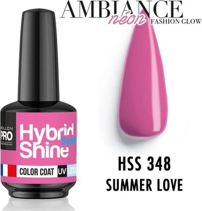 Immagine prodotto Mollon Pro Mol Hss 348 Ambiance Neon - Semi-Permanent Hybrid Nail Polish