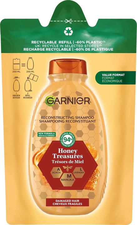 Image du produit Garnier Ultra Doux Honey Treasures (250 ml, Shampoing liquide)