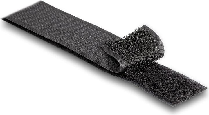 Produktbild Delock Klettband 25m x 25mm Strapazierfähig Schwarz (25 mm)