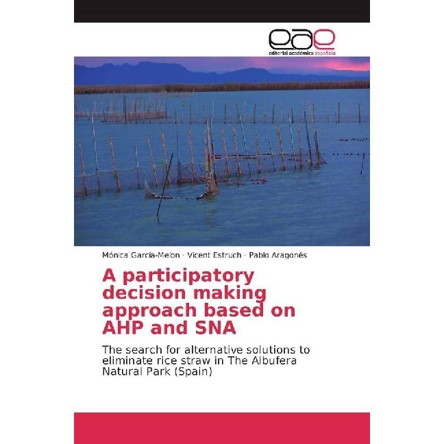 A participatory decision making approach based on AHP and SNA, Fachbücher von Mónica García-Melon, Vicent Estruch, Pablo...