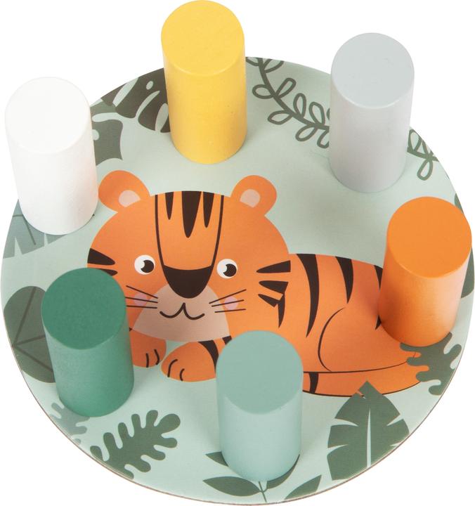 Produktbild small foot Wackelturm "Safari" (Englisch, Schweizerdeutsch)