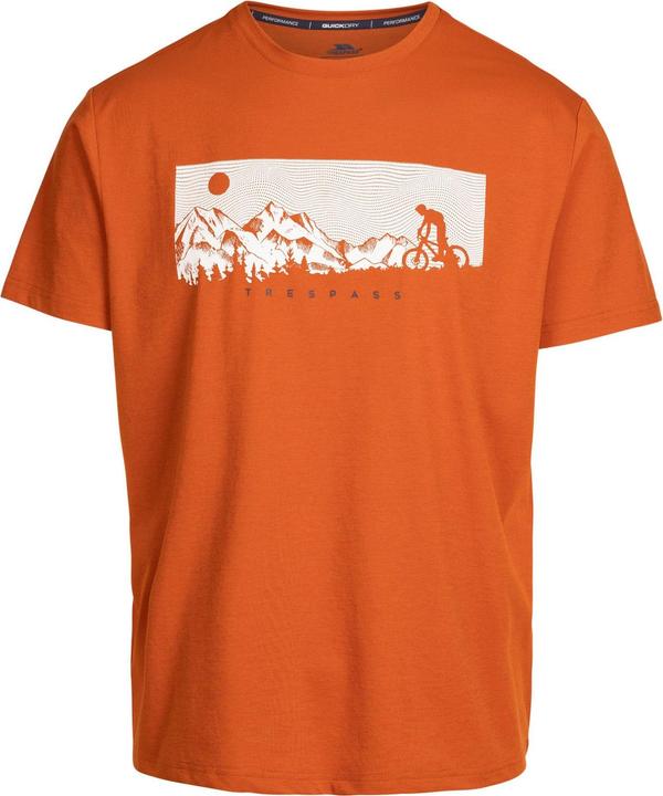 Dunkel Orange meliert