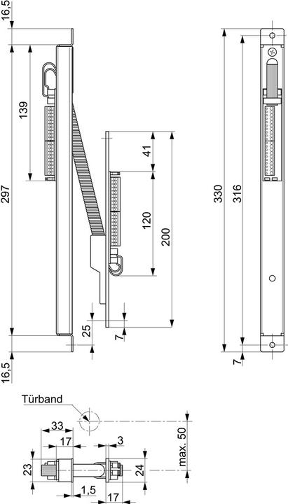 Image du produit MSL Passages de câbles cachés KÜ 10314-34-----00