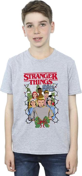Produktbild Netflix Stranger Things Christmas Poster TShirt Jungen (128)