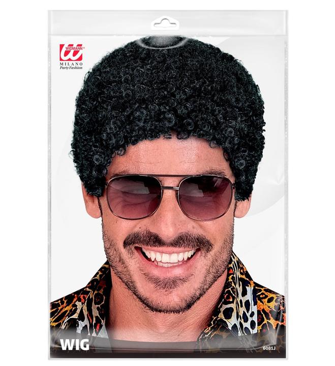 Immagine prodotto Widmann Parrucca afro con effetto bagnato nera