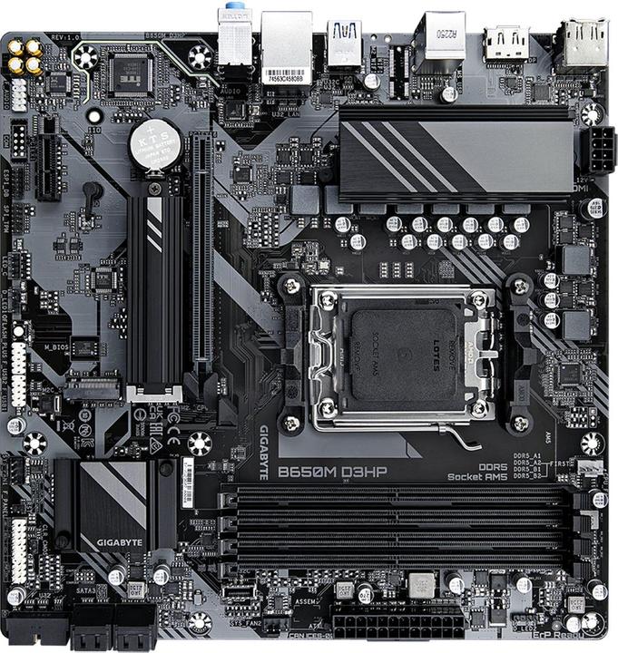 Produktbild Gigabyte B650M D3HP (AM5, AMD B650, mATX)