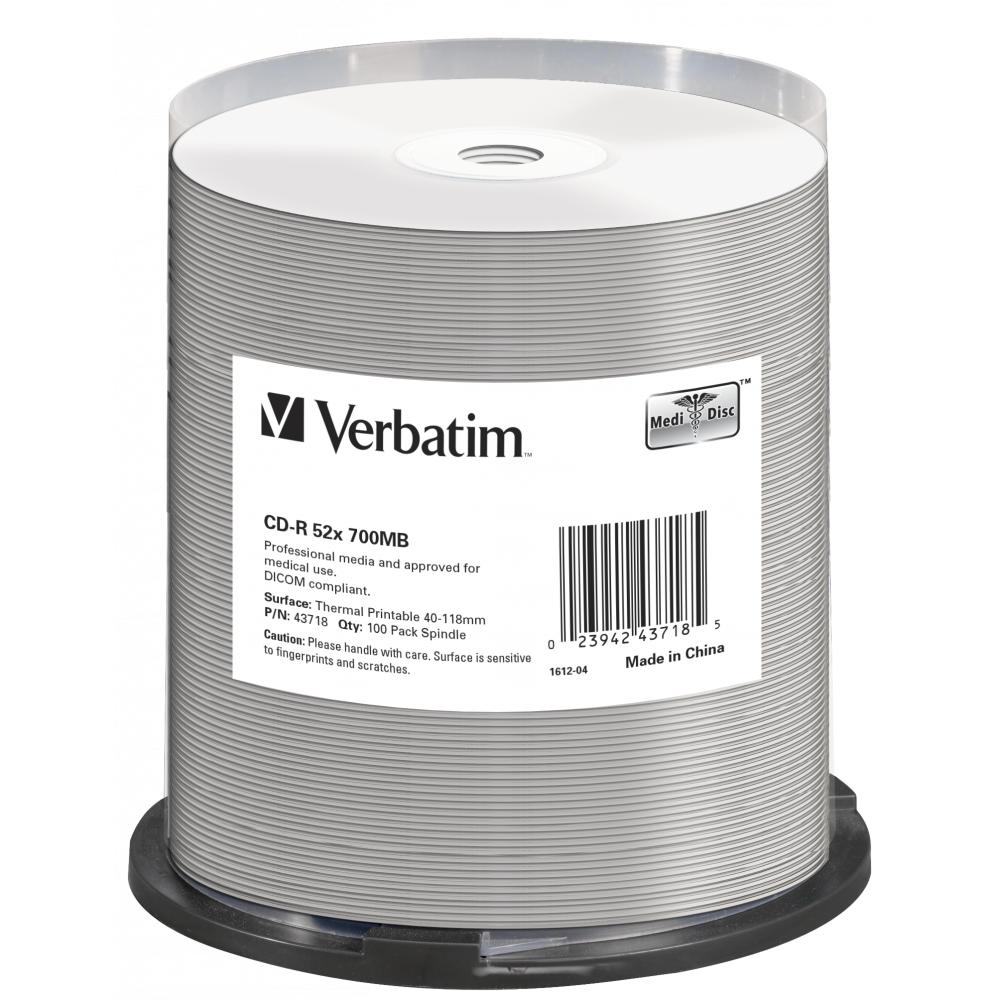 Verbatim Cd-R (100 x), Optischer Datenträger