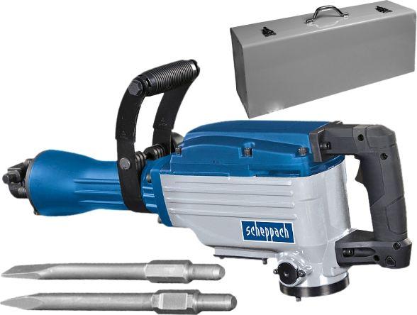 Actual product image Scheppach AB1600 Demolition Hammer 230V 50Hz 1600W - 50J (Electrical connection)