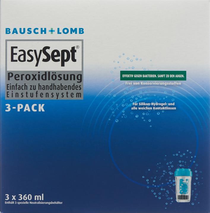 Image du produit Bausch + Lomb EasySept 3Pack (Système au peroxyde)