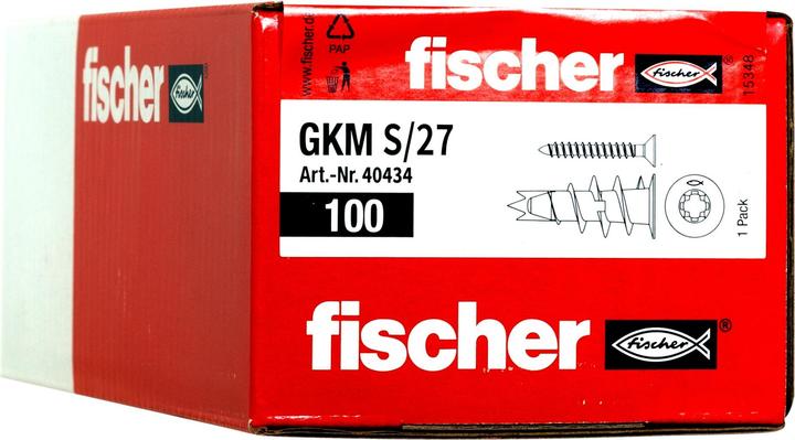 Actual product image Fischer Plasterboard plug metal GKM S 27 (100 pcs.)