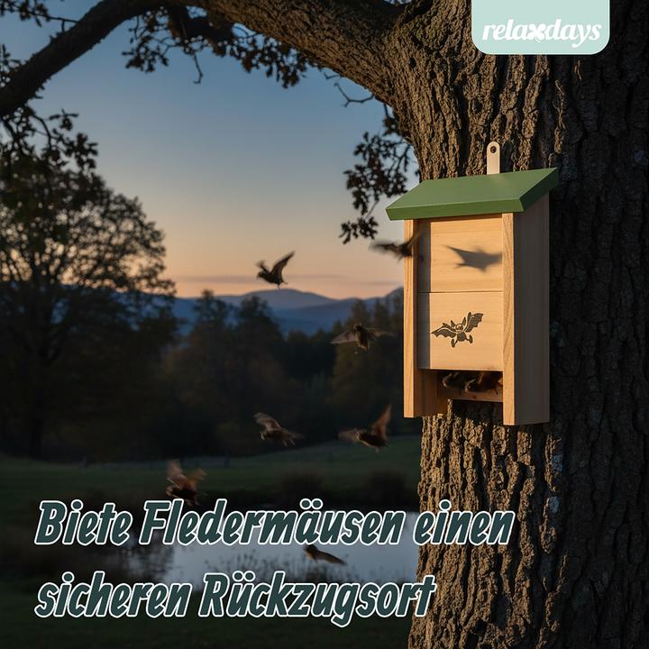 Produktbild Relaxdays 4x Fledermauskasten
