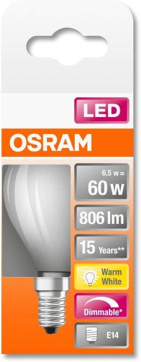 Produktbild Osram Led Retrofit Classic P (E14, 806 lm, 1 x)