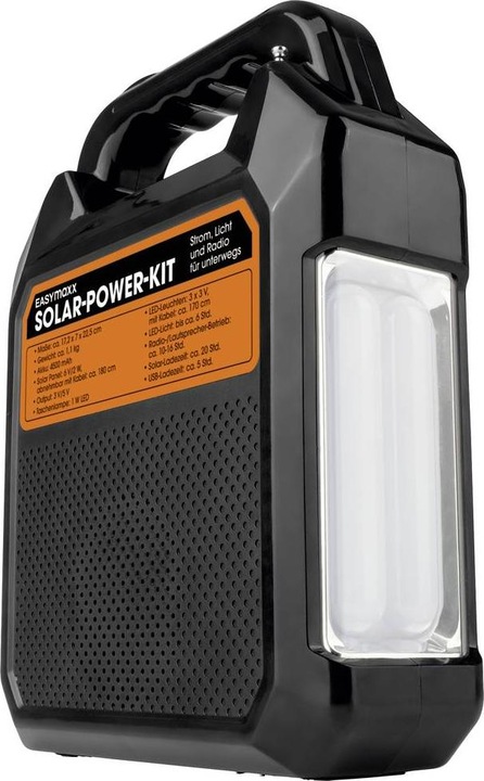 Produktbild Easymaxx Solar-Generator Power Bank Kit 4500mA (4500 mAh, 18 W)