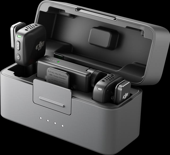 Actual product image DJI Mic Mini (2 TX 1 RX Charging Case)