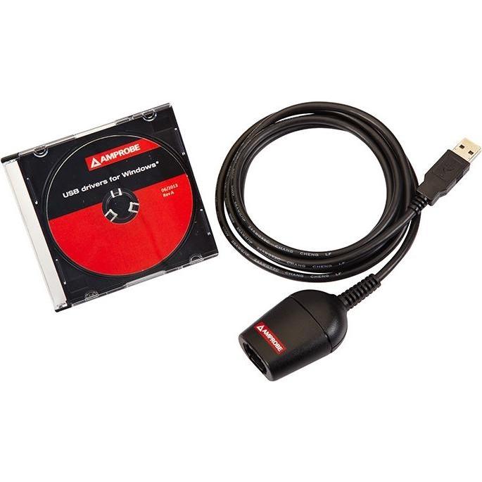 Thumbnail - Beha Amprobe Fluke USB Downloadkabel TL-USB für ProInstall USB-Treiber-CD (Messleitung), Messtechnik, Schwarz