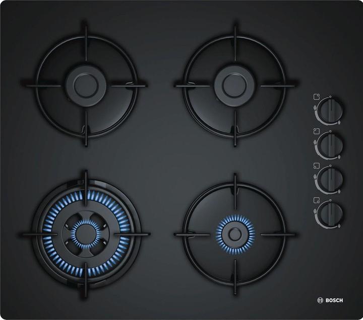 Actual product image Bosch Hausgeräte POH6B6B10 Cooktop Integrated Gas Cooktop 4 Zone(s)