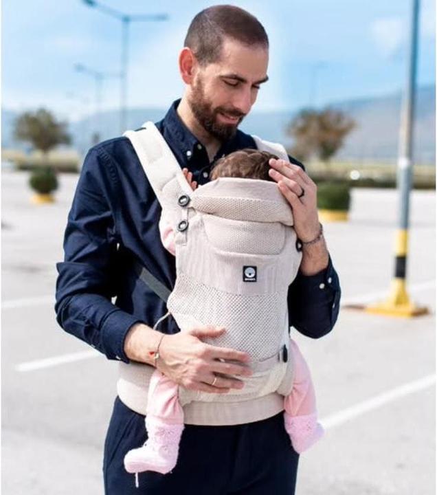 Productafbeelding Dooky Terra Nova stretch gebreide draagzak beige