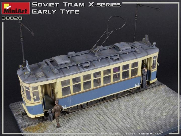 Actual product image Mini art Soviet Tram "X" Series. Early Type.
