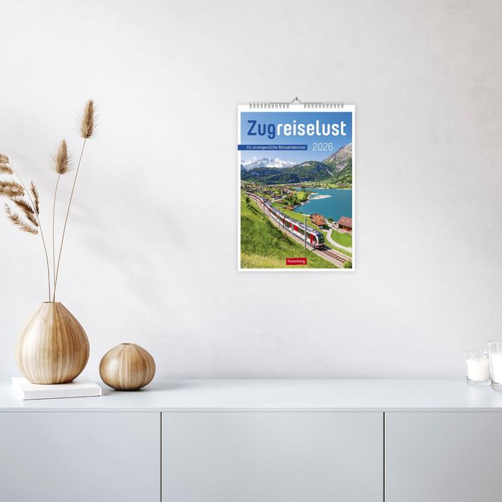 Actual product image Harenberg Zugreiselust Wochen-Kulturkalender 2026 - 53 unvergessliche Reiseerlebnisse