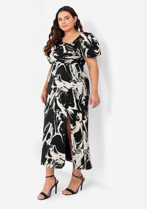 Image du produit Lovedrobe Robe midi à encolure asymétrique (48)