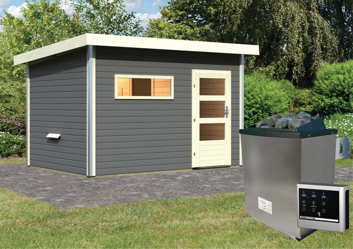 Image du produit Karibu Skrollan 2 avec vestibule (Contrôle externe de 9 KW)