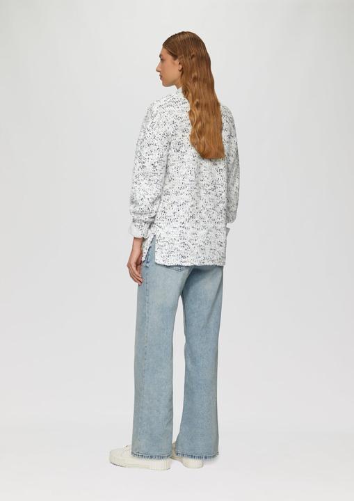 Immagine prodotto S.Oliver Strickjacke Melierter Cardigan mit weiten Ärmeln im Relaxed Fit (36)