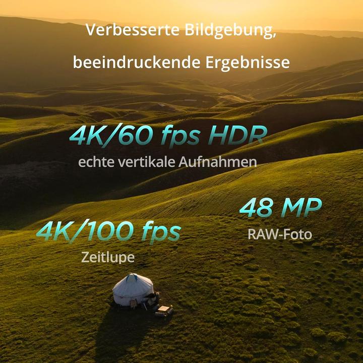 Produktbild DJI Mini 4 Pro Fly More Kombo (34 min, 249 g, 48 Mpx)