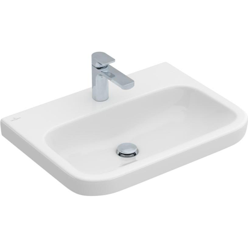 Villeroy & Boch, Waschbecken, V&B Waschtisch ARCHITECTURA 650x470mm ohne ÜL we C+ (470 mm, 650 mm)