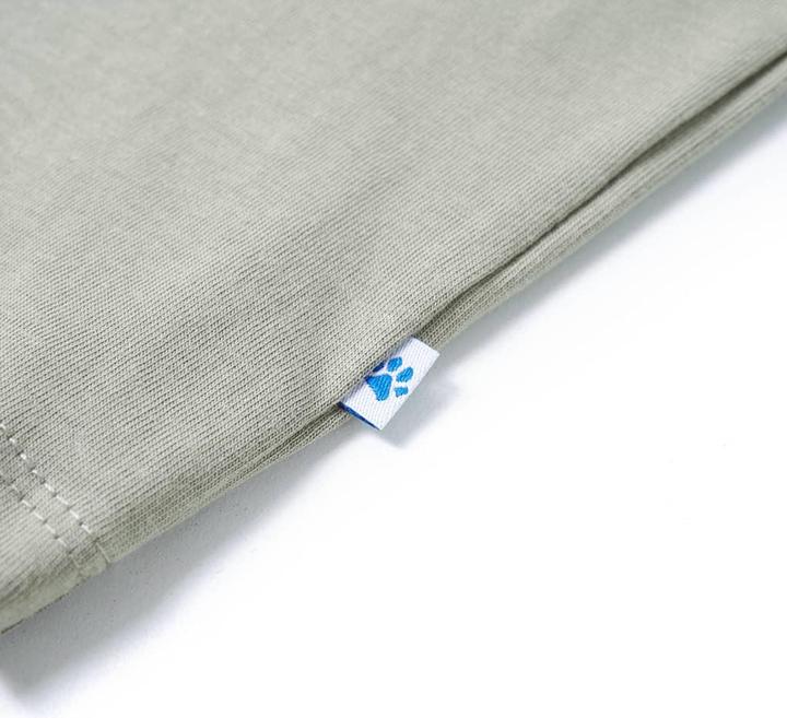 Actual product image vidaXL Children's T-shirt light khaki 92,Material: 100 (92)