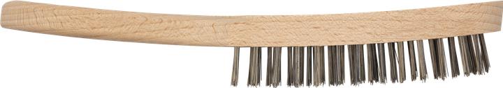 Image du produit wolfcraft 1 brosse à main en fil d'acier, version bois. 280mm