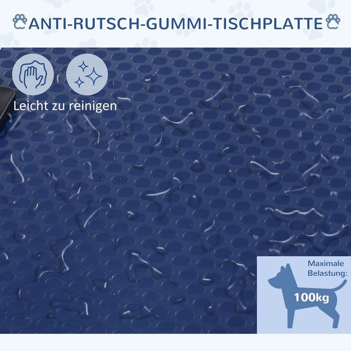 Produktbild Swisshandel24 Pflegetisch Trimmtisch Schertisch mit Unterkorb für Hunde höhenverstellbar klappbar Edelstahl Metall (Hund)