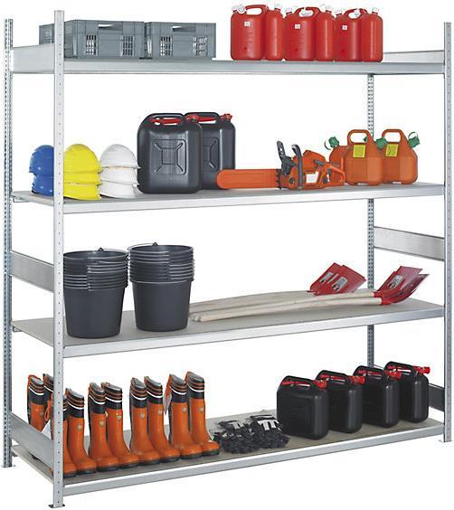 Actual product image Schulte Lagertechnik Wide span rack, with chipboard, height 2000 mm