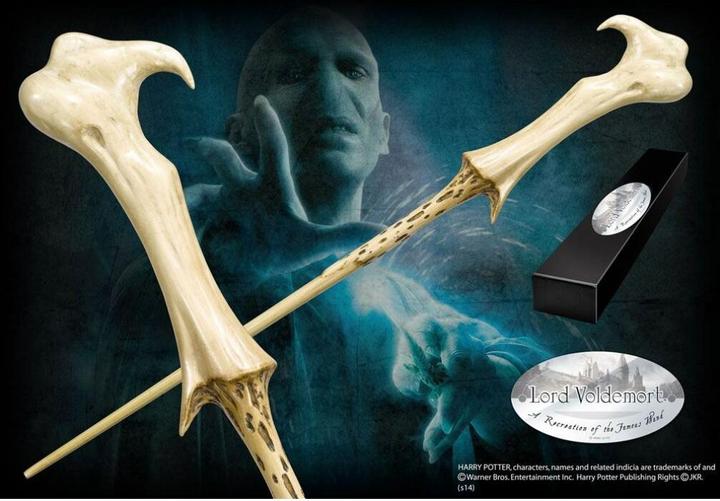 Actual product image Noble Collection Lord Voldemort magic wand