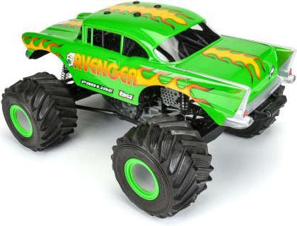 Actual product image Pro-Line 1957 Chevy Bel Air "Avenger Edition" Clear Body for Losi LMT, Crawler, 1/8 MT