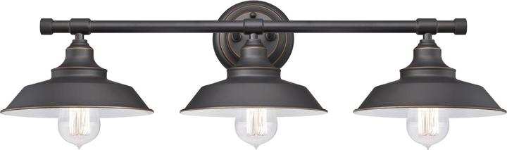 Westinghouse Applique murale Iron Hill bronze huilé triple foyer (E27)