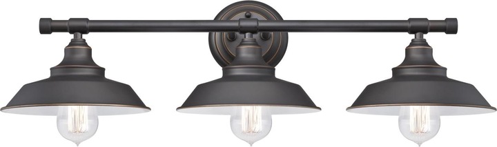 Image du produit Westinghouse Applique murale Iron Hill bronze huilé triple foyer (E27)