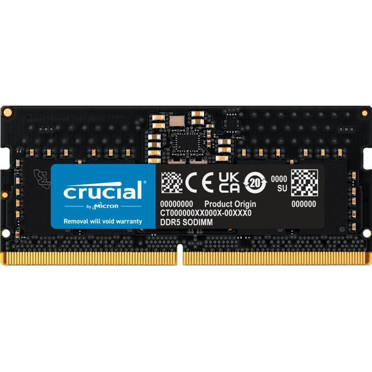Crucial Speichermodul 8 GB 1 x 8 GB (1 x 8GB, 4800 MHz, DDR5-RAM), RAM