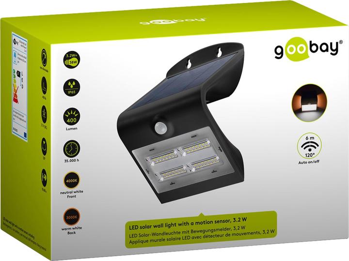Image du produit Goobay LED solaire (400 lm, IP65)