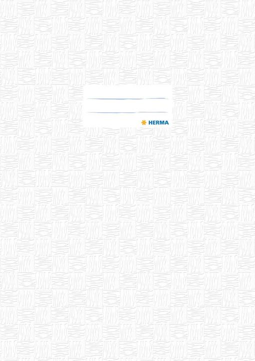 Actual product image HERMA Booklet protector, DIN A4, made of PP, white covered with textured embossing, with labelling label (A4)